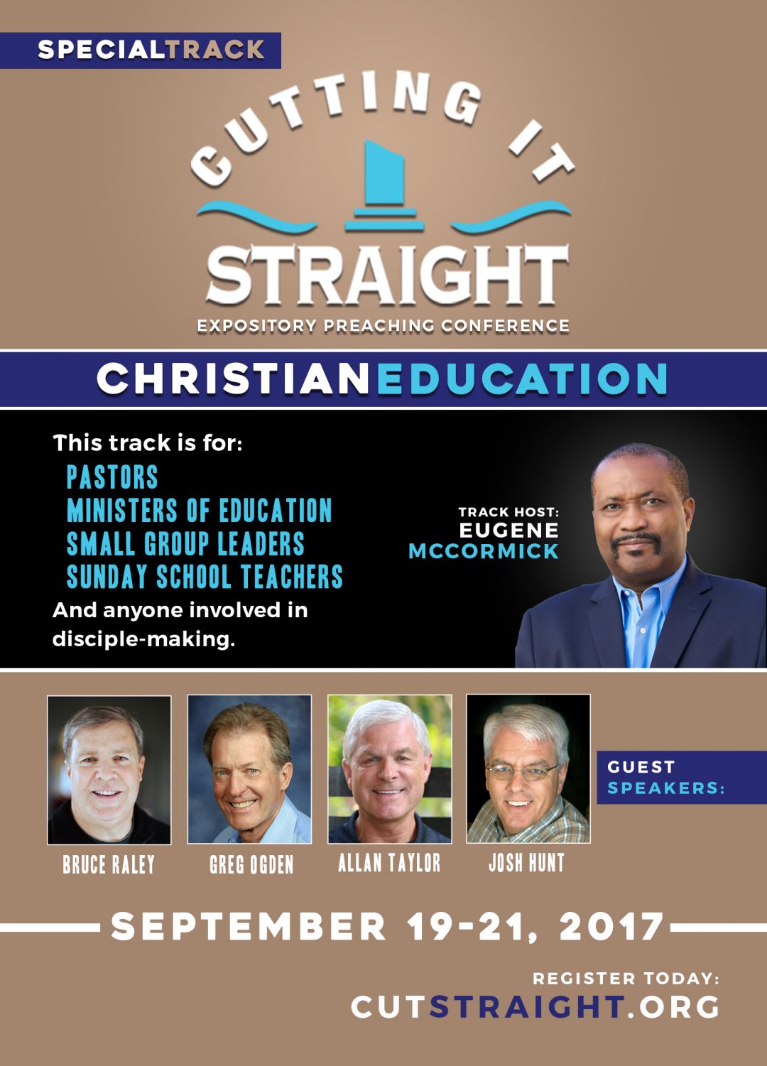 Cutting It Straight 2017 Christian Education Track H.B
